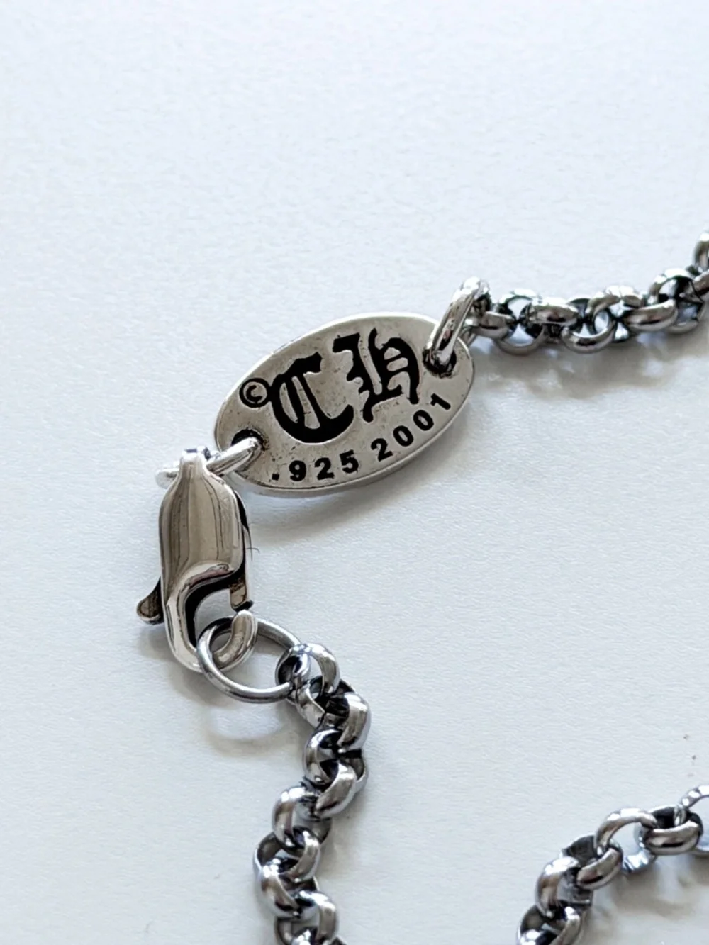 Double Cross Pendant Necklace + Chain